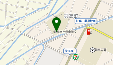 岐阜南自動車学校の地図画像