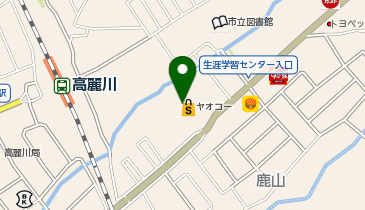 ハードオフ高麗川店の地図画像