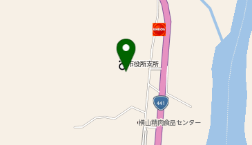 四万十市立図書館西土佐分館の地図画像