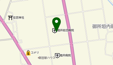 福井総合病院の地図画像