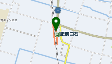 JR肥前白石駅 待合室 の地図画像