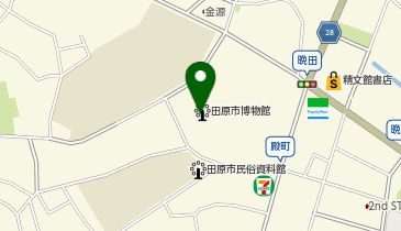 田原市博物館の地図画像