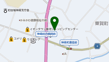 公立神崎総合病院待合ホールの地図画像