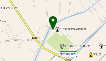 平生町立平生図書館の地図画像