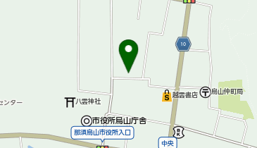 那須烏山市役所烏山庁舎の地図画像