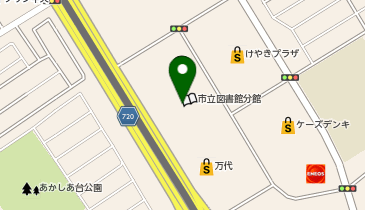 ウッディタウン市民センター4の地図画像