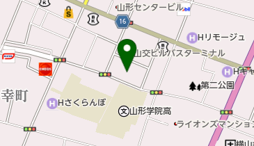 山形国際ホテルの地図画像