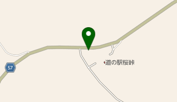 道の駅 桜峠ポケットパーク売店の地図画像