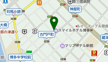 スマイルホテル博多の地図画像