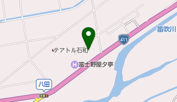石和温泉 富士野屋 夕亭  はなれの地図画像