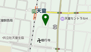 コンフォートホテル天童 フロントロビー付近の地図画像