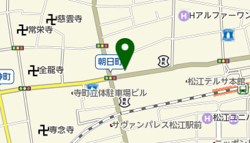 東横イン松江駅前の地図画像