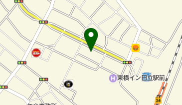 ホテルウィングインターナショナル日立 フロントロビーの地図画像