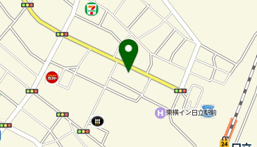 ホテルウィングインターナショナル日立 全客室の地図画像