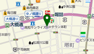 ホテルタウン本町 2Fカフェの地図画像