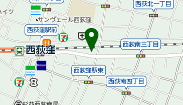 Rinky Dink Studio 西荻の地図画像
