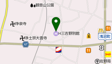 ホテル三吉野別館 客室一部の地図画像