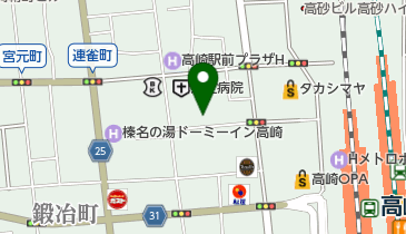 ビジネスホテル ニュー赤城 客室一部の地図画像