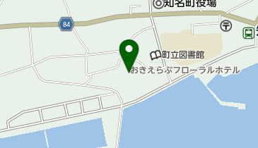 おきえらぶフローラルホテルの地図画像