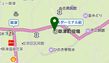 草津温泉 ホテル望雲の地図画像