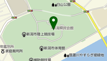 新潟県民会館の地図画像