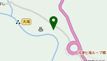 大滝温泉 天城荘の地図画像