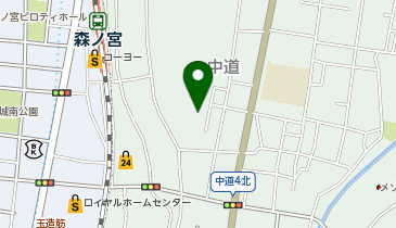 ホテルオークスアーリーバード大阪森ノ宮の地図画像