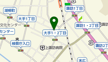 諏訪シティホテル成田屋の地図画像