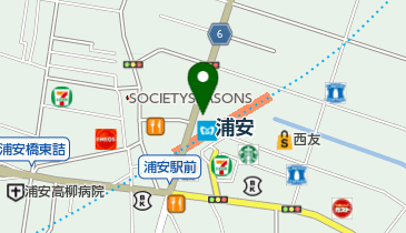 ポポラマーマ 浦安店の地図画像