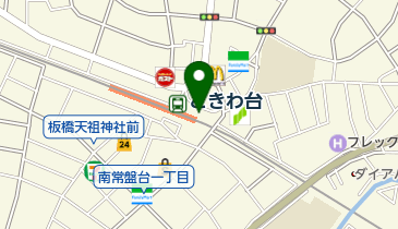ポポラマーマときわ台店の地図画像