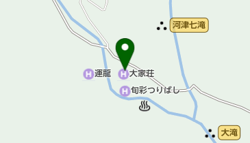 河津七滝温泉 峠の湯 大家荘 の地図画像