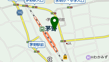 茅野市民館の地図画像