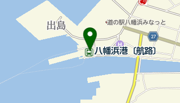 八幡浜港みなとオアシス(観光センタービル フェリーのりば)の地図画像