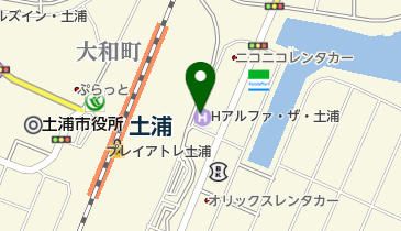 ホテルアルファ・ザ・土浦 (全客室)の地図画像