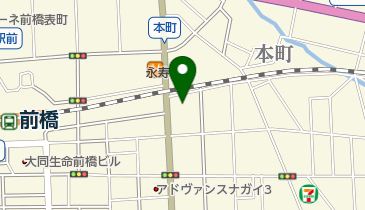 東横イン前橋駅前の地図画像