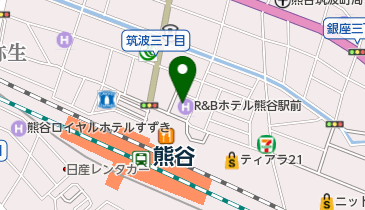 R&amp;Bホテル熊谷駅前の地図画像