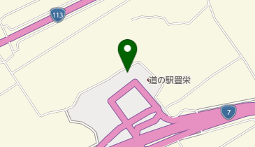 道の駅 豊栄の地図画像