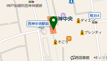 デリファクトリー神戸ベル 西神中央店の地図画像