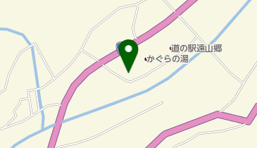 遠山郷 かぐら山荘・カフェ花野の地図画像