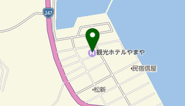 観光ホテル やまや の地図画像