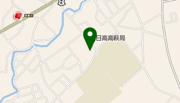 日高市 高萩公民館1階ロビーの地図画像