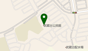 日高市 武蔵台公民館1階ロビーの地図画像