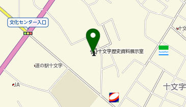 横手市十文字図書館の地図画像