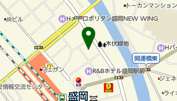 盛岡ニューシティホテルの地図画像