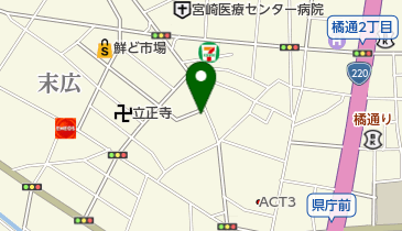 ビジネスホテルやかたの地図画像