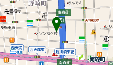 東横イン大阪梅田東の地図画像