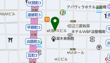 東横イン淀屋橋駅南の地図画像