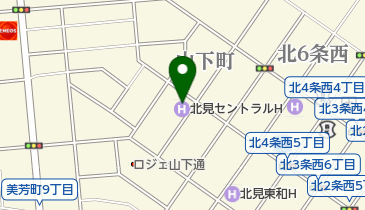 北見セントラルホテルの地図画像