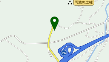 土柱ランド新温泉の地図画像