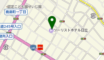 ツーリストホテル日立 の地図画像